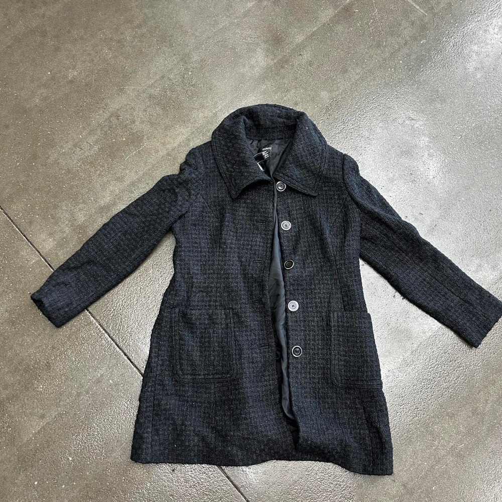 Brand New Vintage 90s Deadstock Alfani Prescott Women's Wool Peacoat Long Jacket